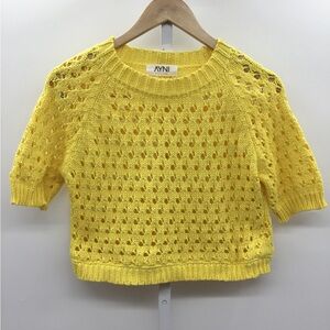 Ayni Takari Knitted Top, Color: Yellow